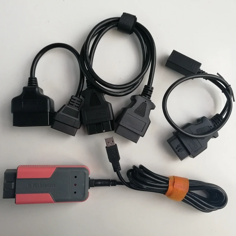 

Top For Honda Diagnostic Tool Mvci V10.10.028 for To-yota For Ho-nda For V-olvo 3 In 1 Usb M-VCI Interface