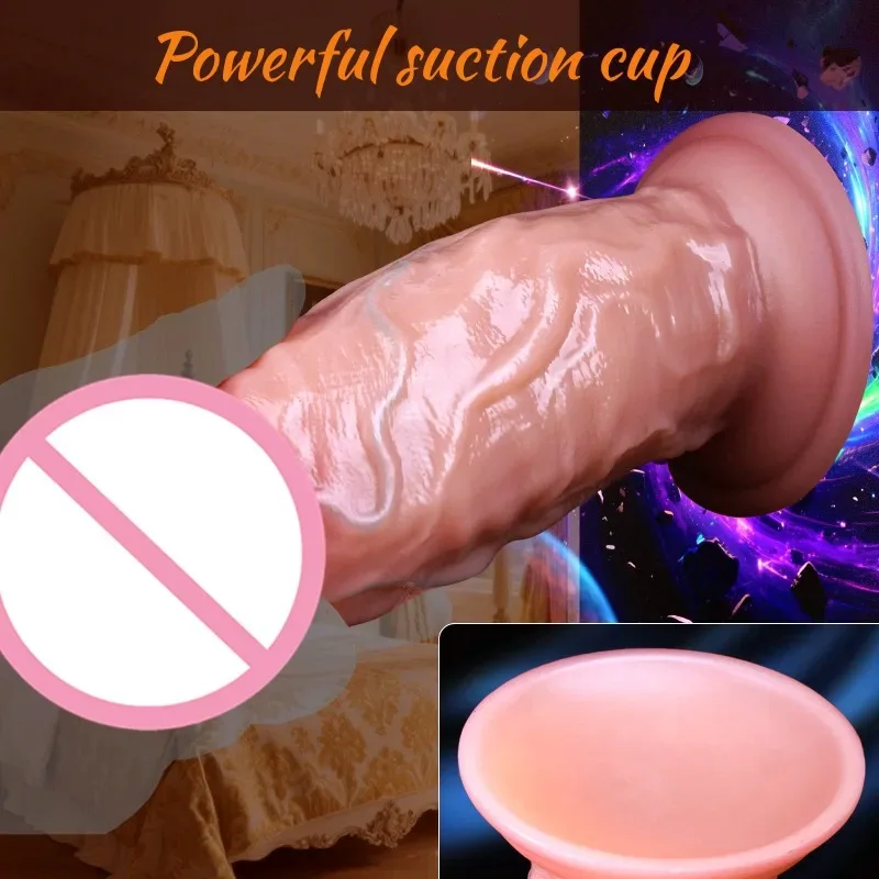 Wearable Strap on Realistic Anus Butt Plug Silicone Dildo Big for Women Silicone Penis Masturbation Suction Cup Adult Sex Toys - view 4
