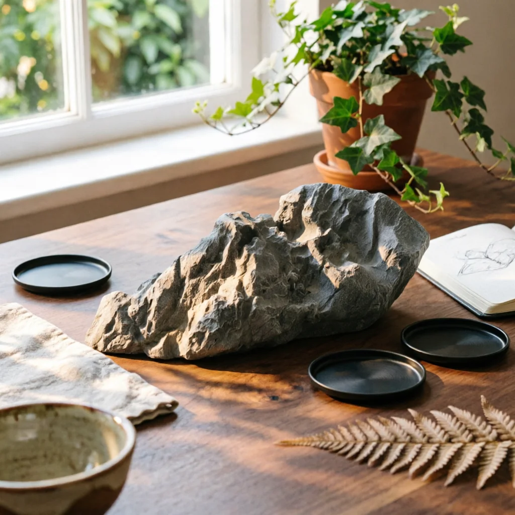 Foam Rock Prop Lightweight Imitation Rock with Textured Surface Fake Rocks Indoor Faux Rocks DIY-Friendly for Set Designers