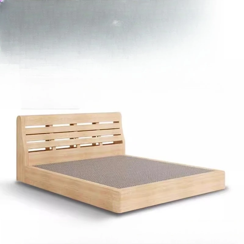 

Modern simple light luxury bed 1.8m master bedroom double bed technology cloth
