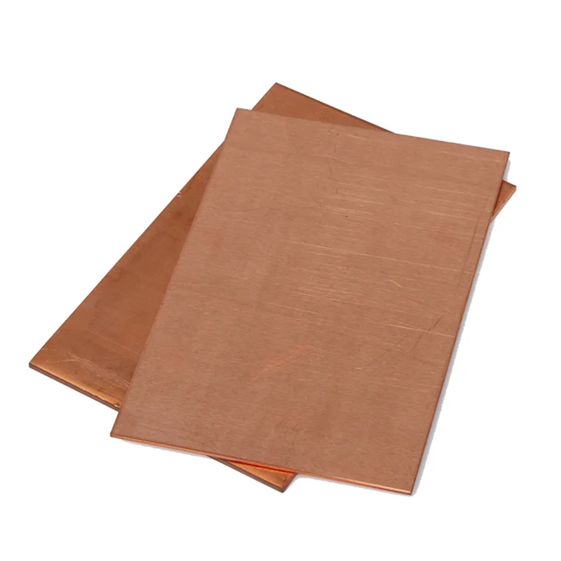 

1mm 1.5 2 3 4 5mmT2 Copper Plate Wholesale Copper Cathodes Plates 99.99% Copper Cathodes Sheets Factory Supplier Customized