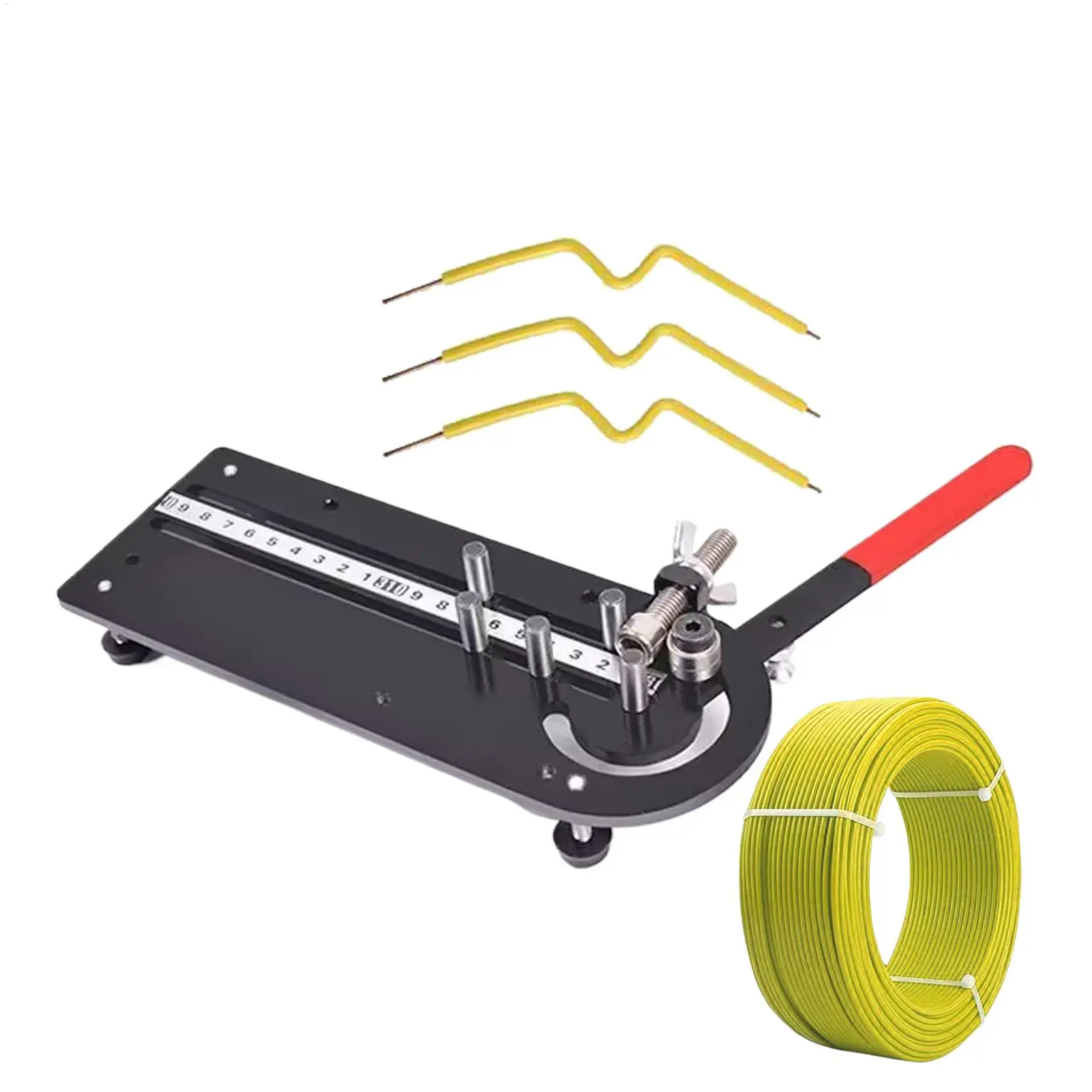 

Manual wire bending machine, wire harness bending tool, iron wire and copper wire bending tool, handheld wire bending machine
