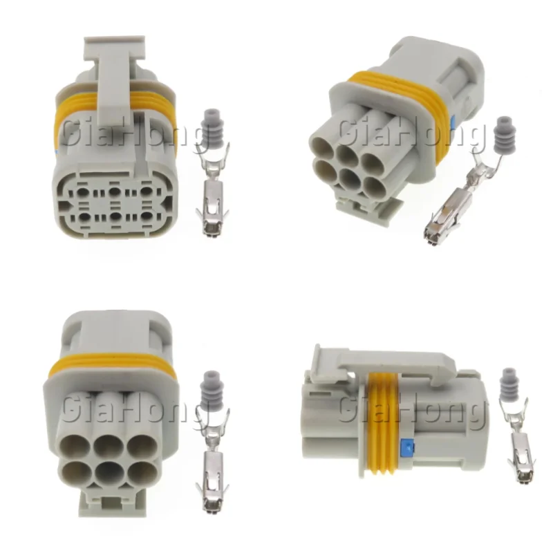 

1 Set 6 Ways AC Assembly Auto Parts18733.000.00 Automobile Waterproof Cable Connectors 18733.000.00 Car Headlight Wiring Socket