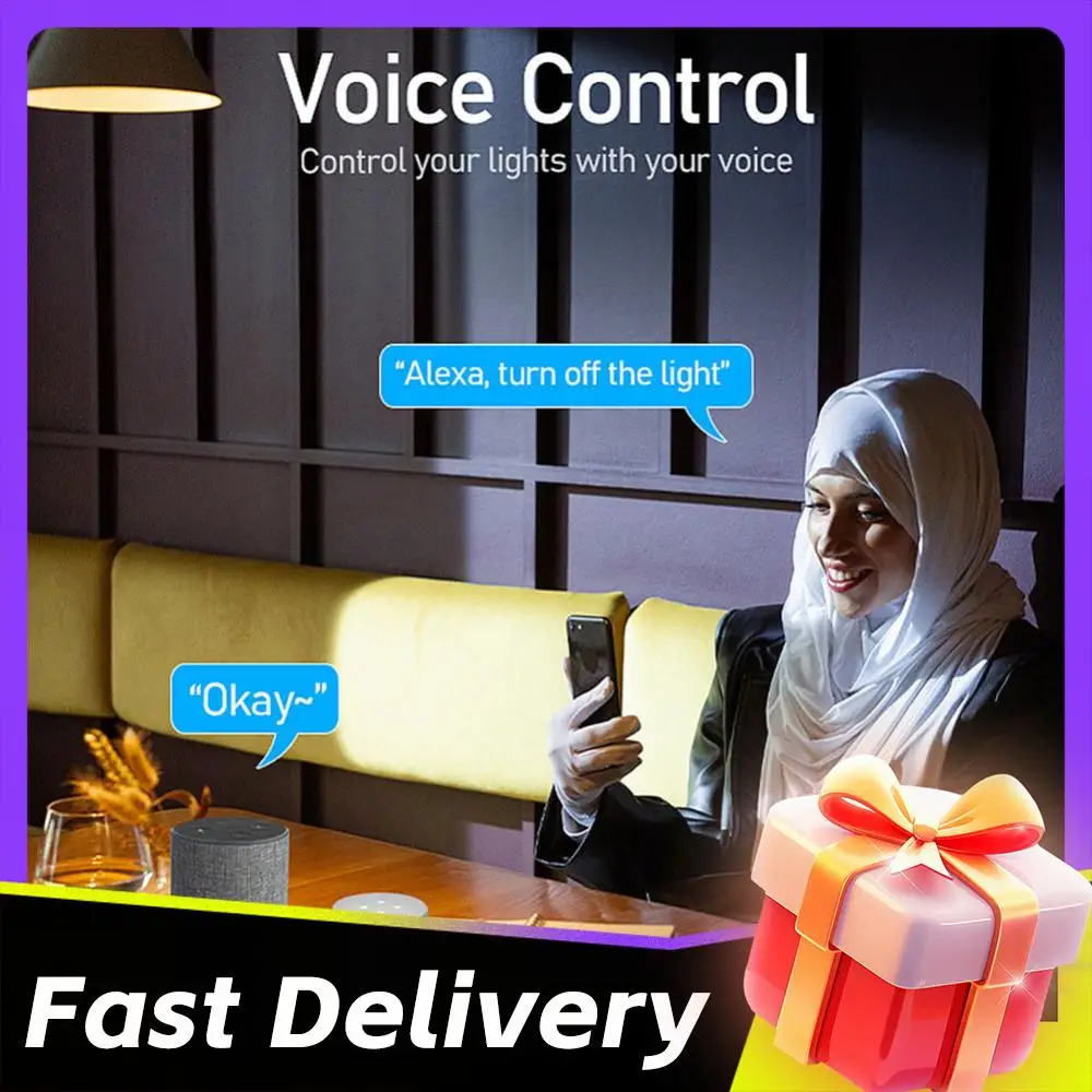 

10W Smart LED Downlight Bluetooth-Compatible Recessed Ceiling Lamp Dimmable Recessed Down Light for Living Room Bedroom Decor