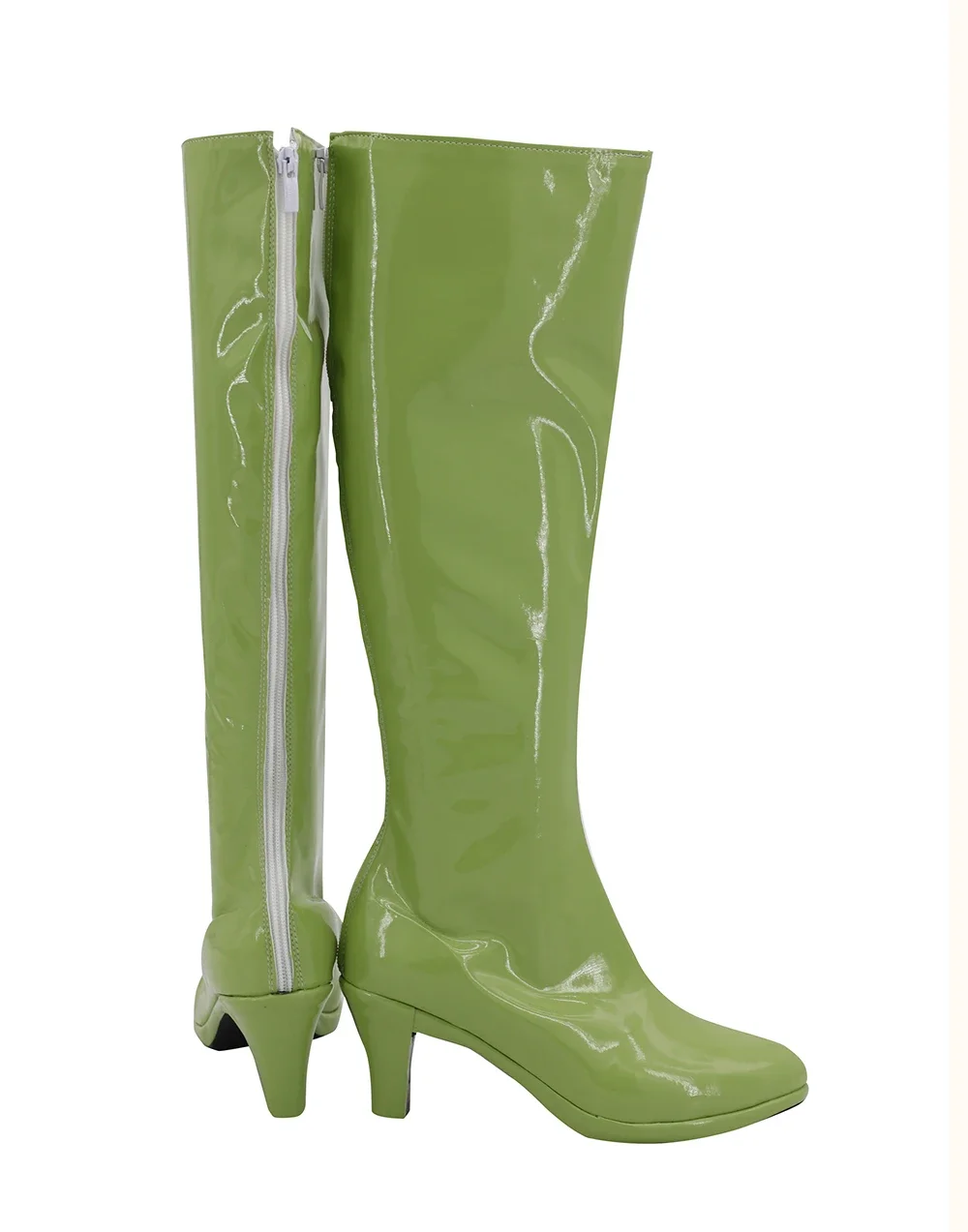 Nico Robin groene schoenen cosplay, Robin cosplay laarzen hoge hak schoenen op maat gemaakt voor unisex