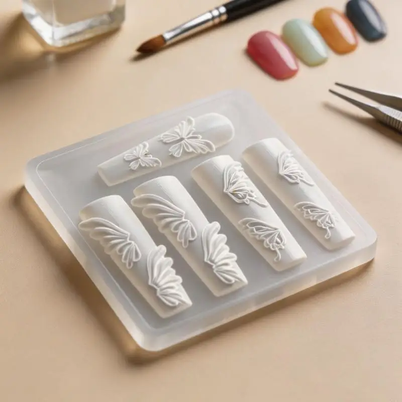 Portable Elegant Butterfly Shaped Mold Lightweight Silicone Crafting Tool