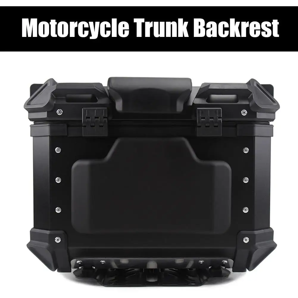 Motorcycle Trunk Backrest High Rebound PU Foam Trunk Thickened Pad Comfortable Backrest Shock Cushion Absorber Q2N9