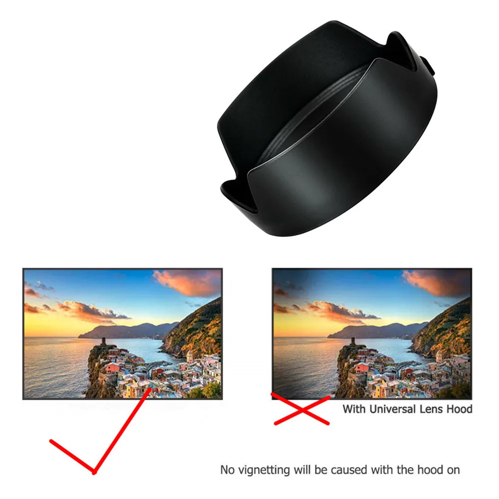 EW65C حربة عدسة هود البتلة UV تصفية غطاء تنظيف القلم لكانون RF 16 مللي متر f/2.8 STM عدسة على EOS R RP R5 R6 R7 R8 R10 R50 EW-65C