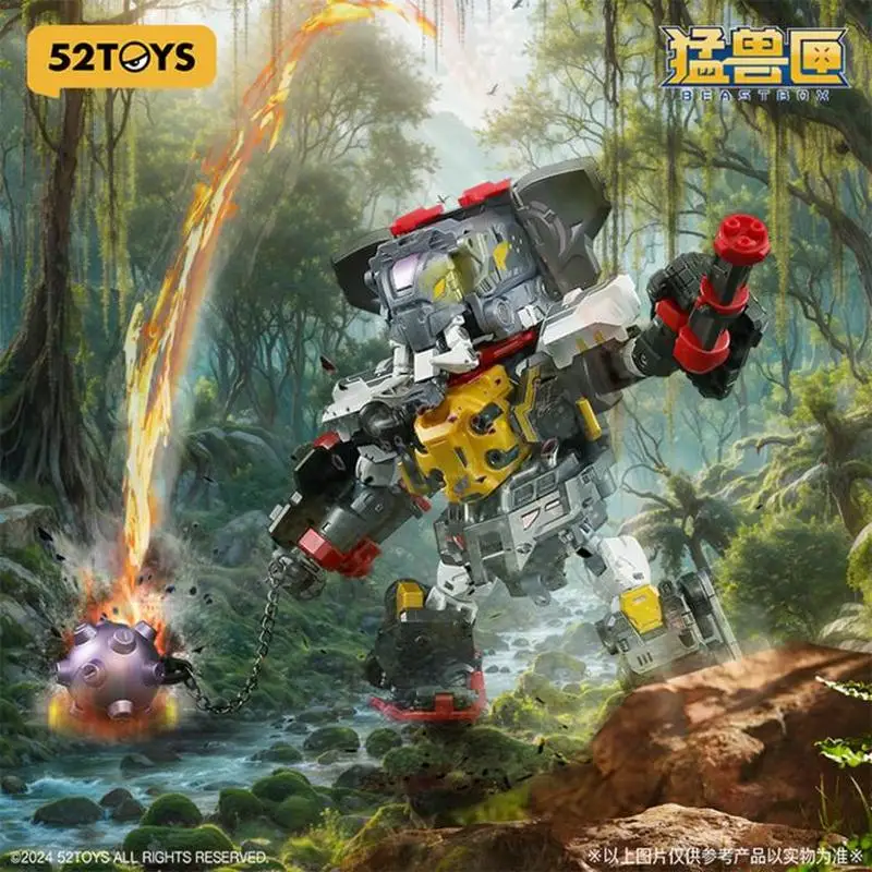 52TOYS BEASTBOX Super Monster Rampage Zug Transformation Spielzeug Montage Modell Computer Fall Dekoration Jungen Action-figuren Geschenk