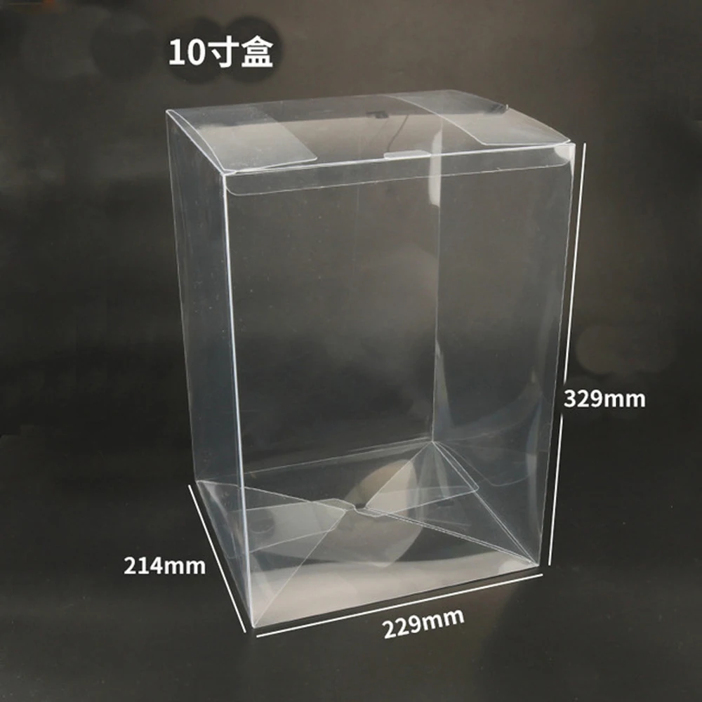 ZUIDID for 10inch high quality Transparent Clear box by hand for Funko pop series collection storage protective box