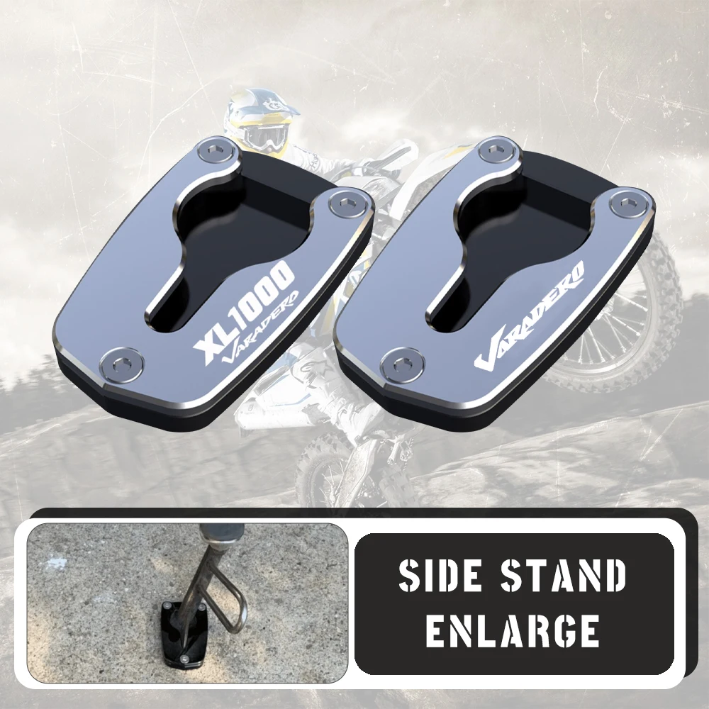 XL 1000 V FOR HONDA Varadero XL1000V 2003-2011 2005 2006 2007 2008 2009 2010 Kickstand Side Stand Extension Enlarger Plate Pad