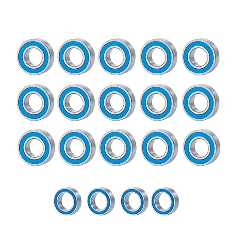 19 Stuks Compleet Lager Kit Voor Traxxas Slash Stampede Rustler Bandit 2WD 1/10 Rc Auto Onderdelen Upgrade Accessoires