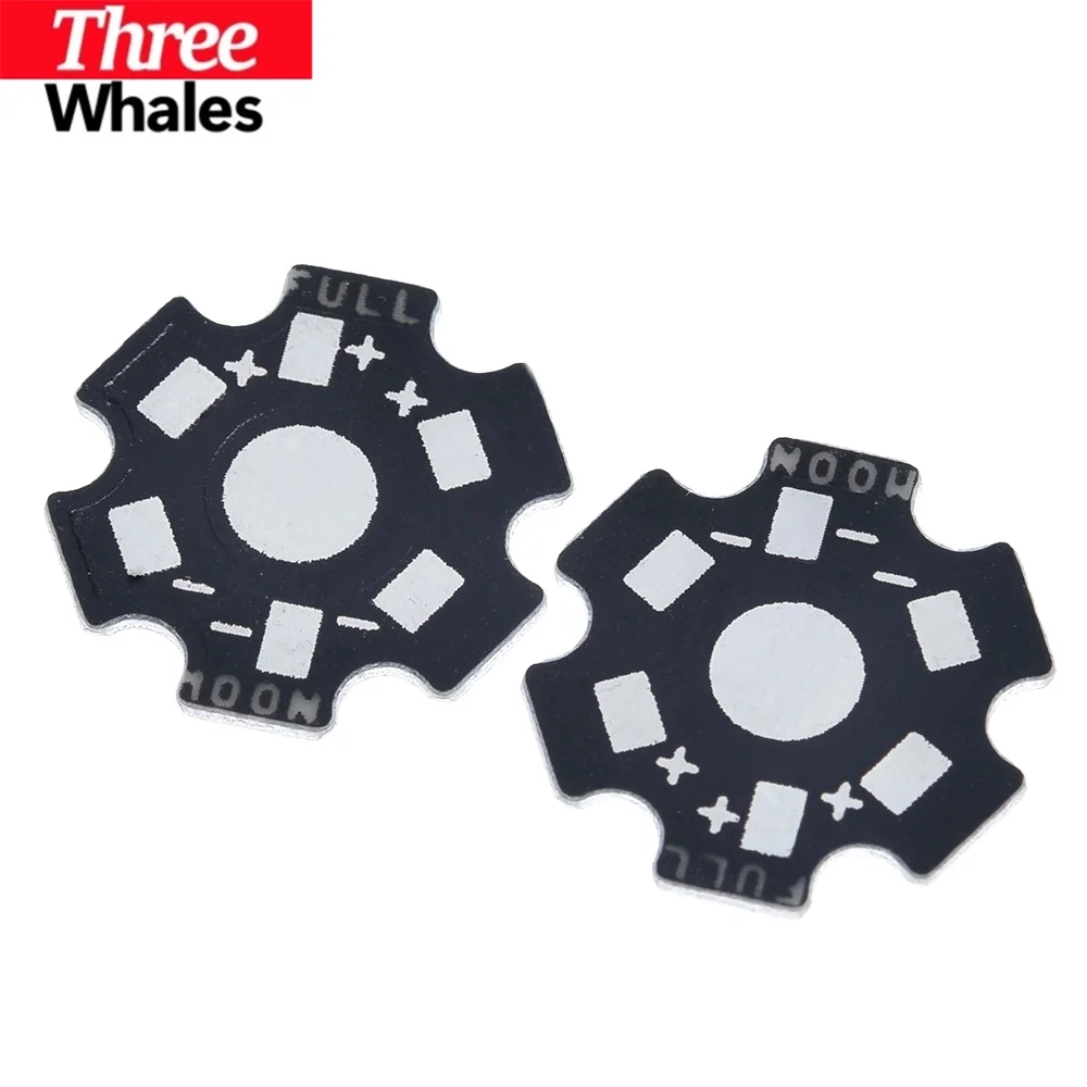 THR 10/50/100pcs 1W 3W 5W High Power LED Heat Sink Aluminum Base Plate  for THR Electronic Components