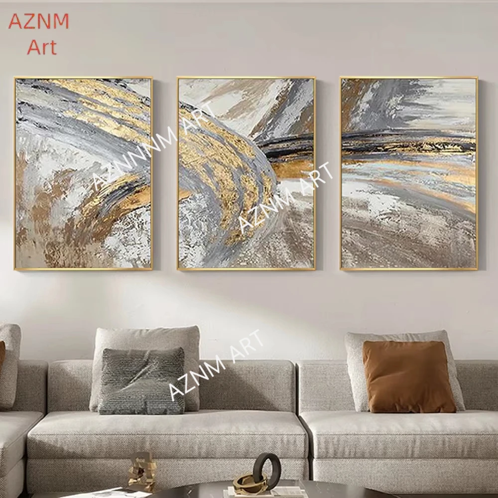 1/3PCS skandinavische minimalistische Wandkunst Licht Luxus amerikanische abstrakte HD Leinwand Malerei Poster Drucke Home Schlafzimmer