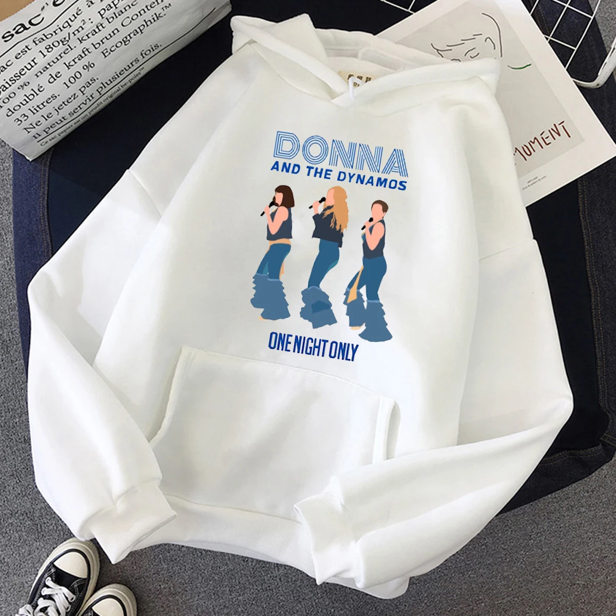 

New Women'S Hoodies Music Singer Donna And The Dynamos Mama Mia Graphic Print Femme Hoodies Fashion Autumn/Winter Plush Hoodies