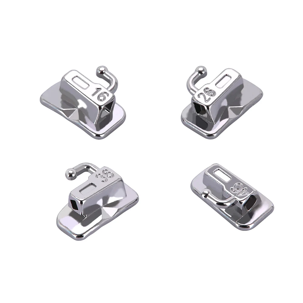 10 Boxen AZDENT Dental Kieferorthopädische Klammern Selbstligierende Zahnspangen Mini Roth/MBT.022 Haken 3 4 5 Bukkalröhrchen MIM Monoblock Basis – Detail 5
