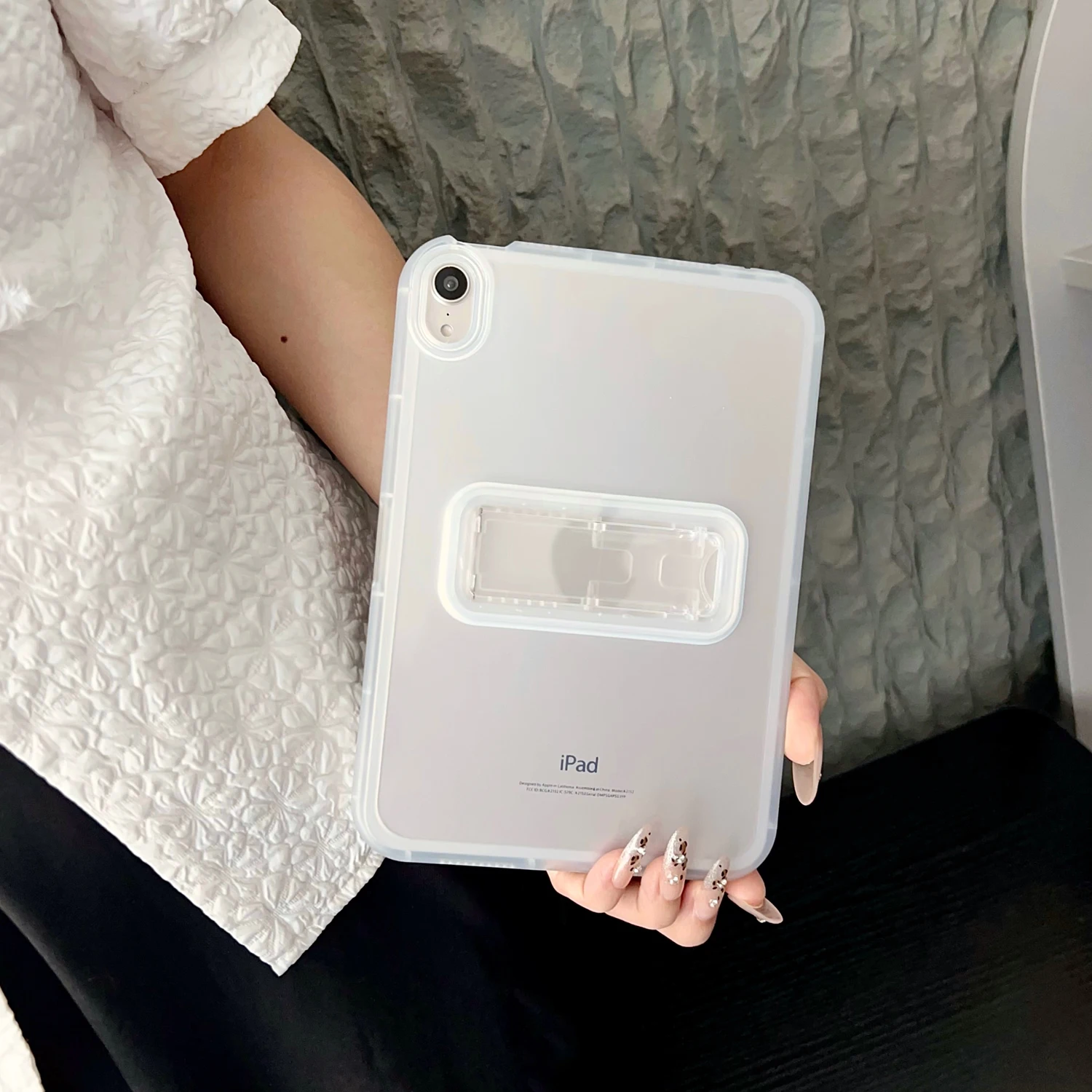 حافظة لهاتف iPad 2025 A16 Pro 11 حافظة Air 4 5 6 7 8 9 10th 11th Generation 9.7 10.2 10.9 بوصة غطاء سيليكون ناعم شفاف صغير