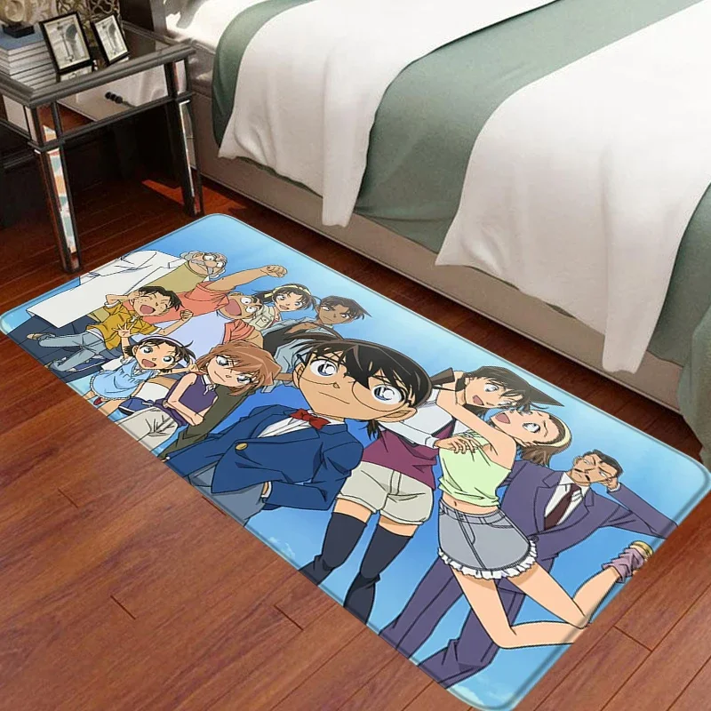 Door Mat Detective Conan Rug For Bedroom Mats Bathroom Carpet Home Carpets Room Rugs Custom Entrance Doormat Bath Foot Kitchen