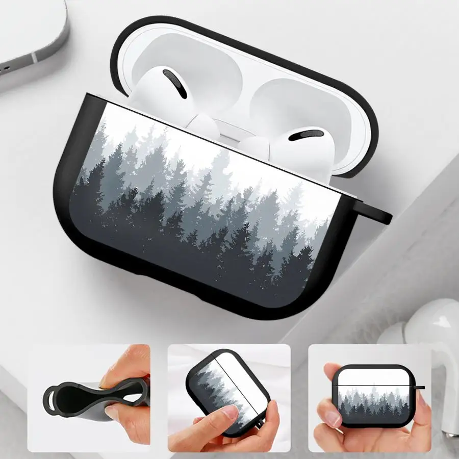 Forest Mist Pattern Earphone Cases Cover Case For Airpods 4 Pro Pro2 3 1 2 Pro3 view 6