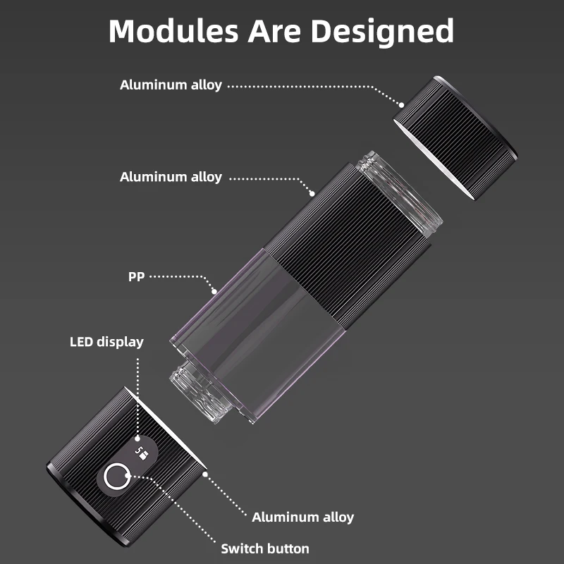 Portable 6000ppb Hydrogen Rich Water Generator 230ml H2O Cup Electric 230ml Hydrogen Water Bottle Household Use