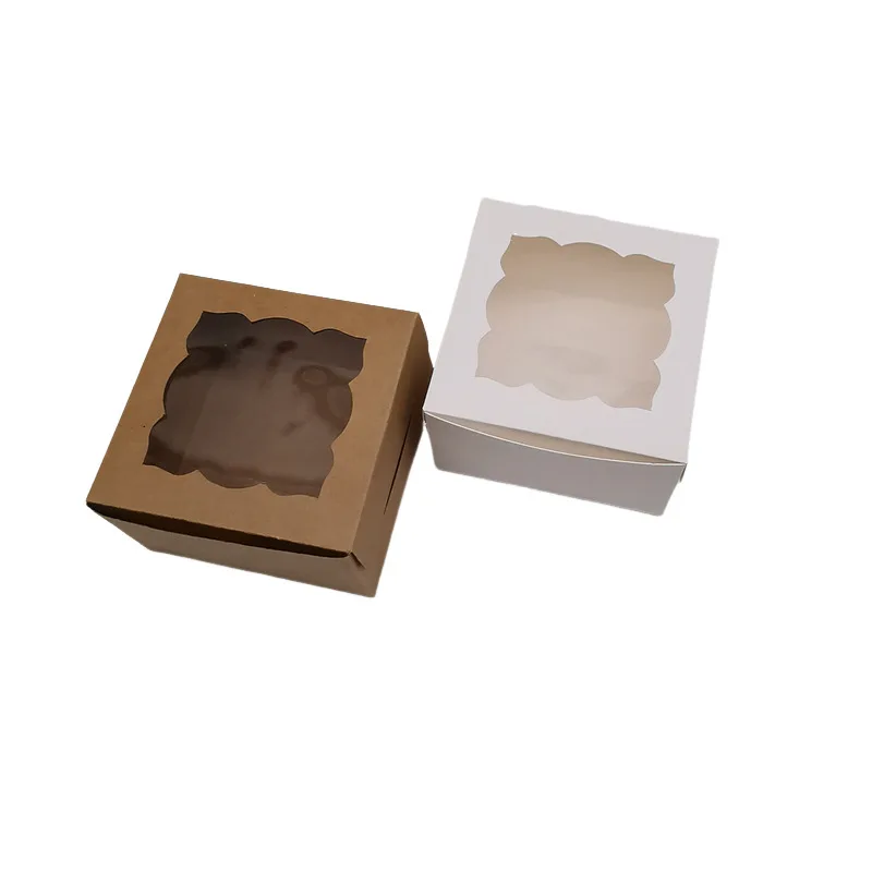 12/24 Stück Kraftpapier-Geschenkboxen, Hochzeitsgeschenk, Süßigkeiten, Kekse, Brot, Papierboxen für Thanksgiving, Weihnachten, Geburtstag, Partyzubehör – Detail 4