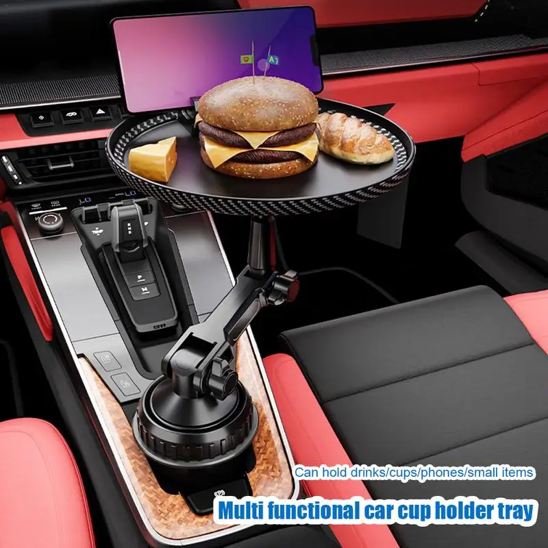 

Cup Holder Food Tray For Car Car Eating Tray With Cup Holders Drink Holder Expander Multifunctional Food Holder For Car Road