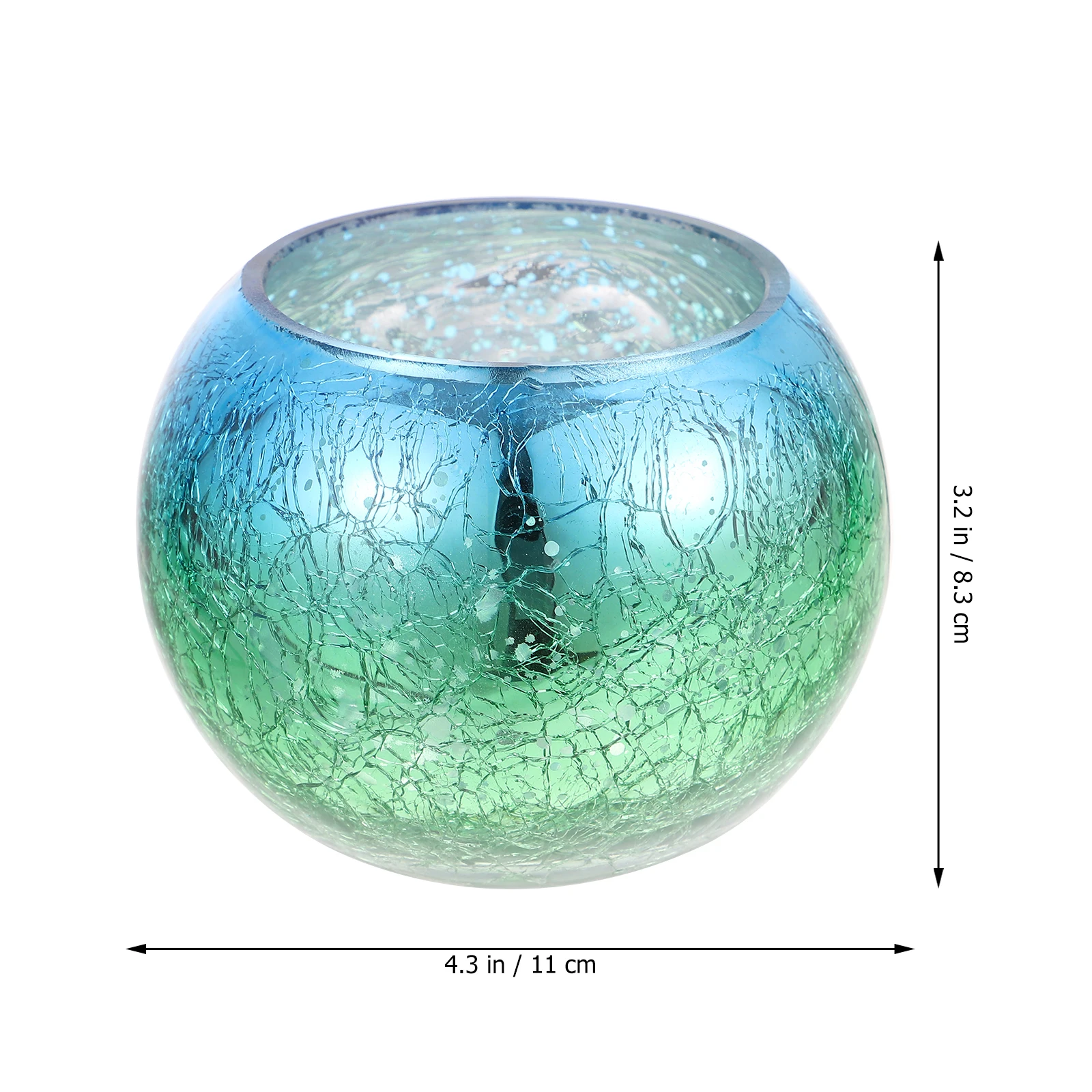 

Glass Stand Vintage Tea Light Holder Delicate Modeling Romantic Tabletop Decor Stable Practical Housewarming Present