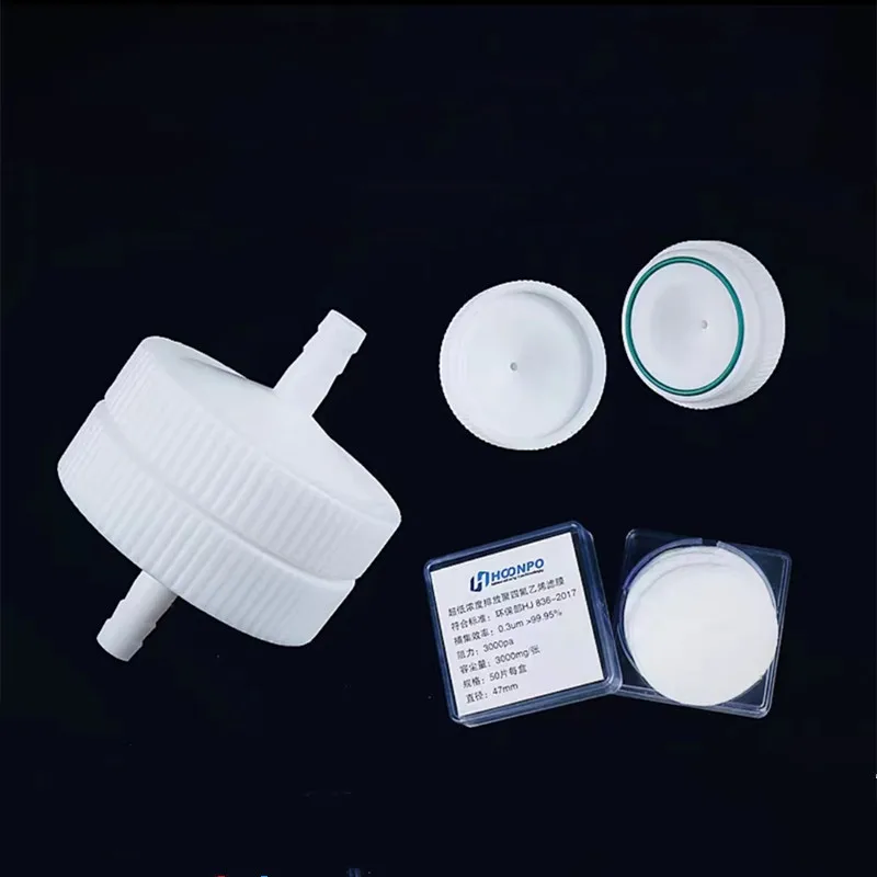 Laboratory PTFE Clip or PTFE 25/40/47mm Hydrogen Chloride Sampling Holder PTFE Filter Membrane