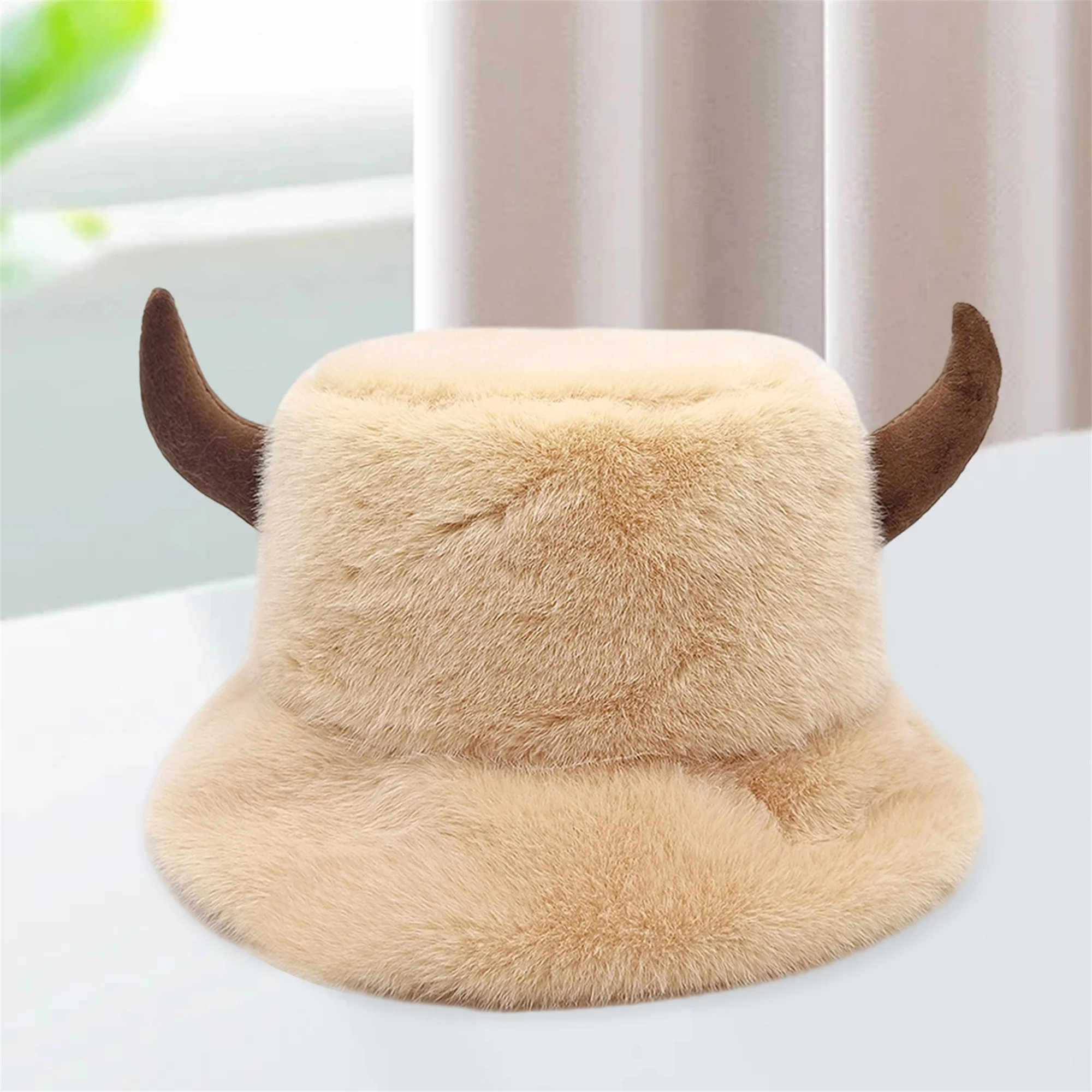 

Warm Faux Fur Bucket Hats for Unisex Stylish Winter Headwear with Ear Flaps for Outdoor Activities and Festivals