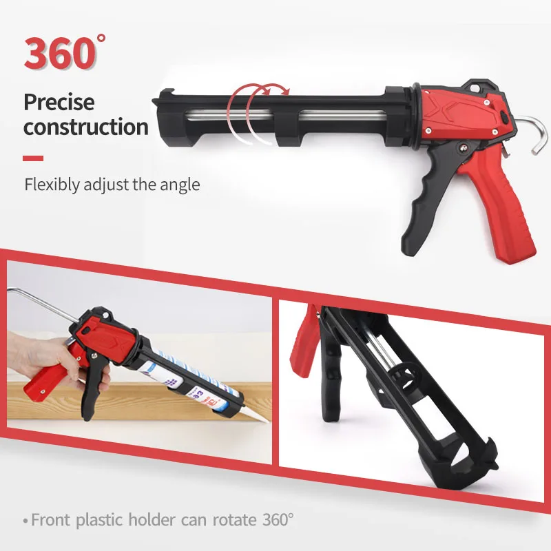 Glass corner joint filling concrete tile joint manual tool rotatable joint filling gun dynamic glue sealing gun processing tool
