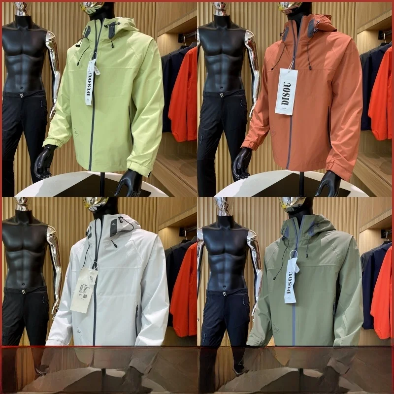 

Outdoor Mountain Series Windproof Water-resistant Hooded Jaet Zipper Design Climbing Coat Inner Glued Youth Faion Spring ...