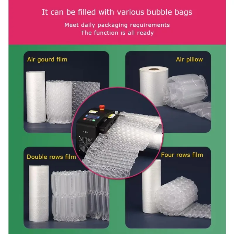High-strength Polyethylene Nylon Foam Speed Adjustable Plastic for Inflatable Air Cushion Film Machine