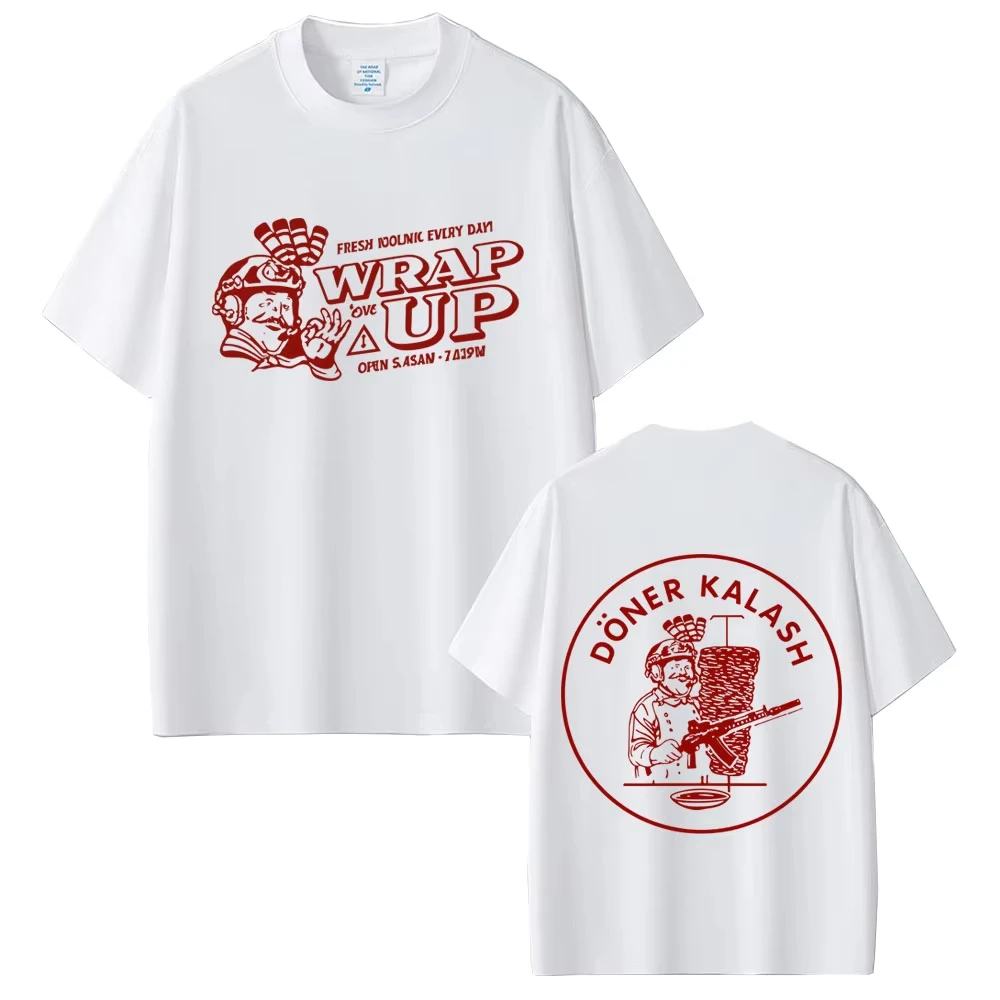 

Doner Kebab Kalash Funny Meme T-shirt Forward Observations Group T Shirts Karl Marx Socialist Tshirt Men Casual Vintage T-shirts