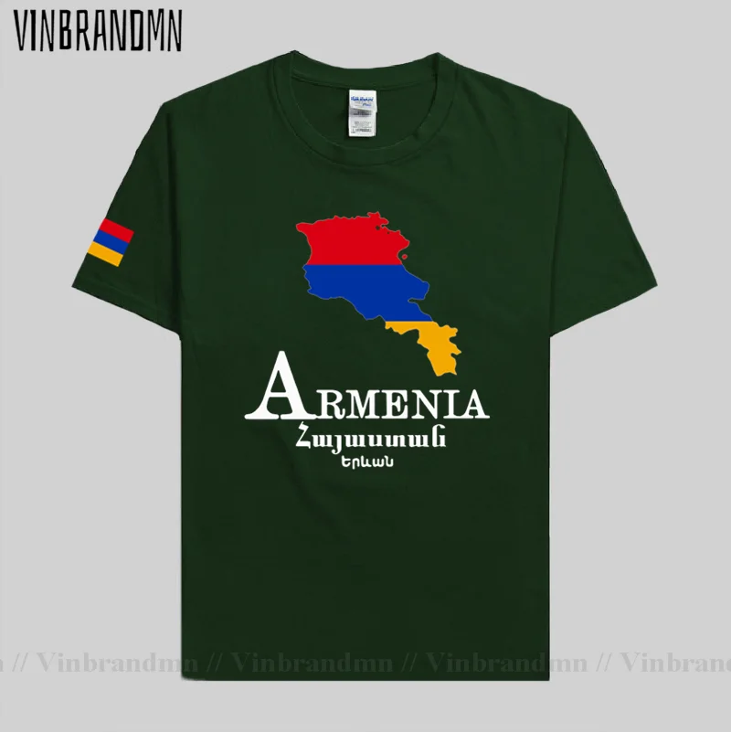 Armenia ARM AM T Shirt Men Fashion 100% Cotton Short Sleeve Tshirt  Sports Clothing Summer Classic Nation Team T-shirts Hot Sale
