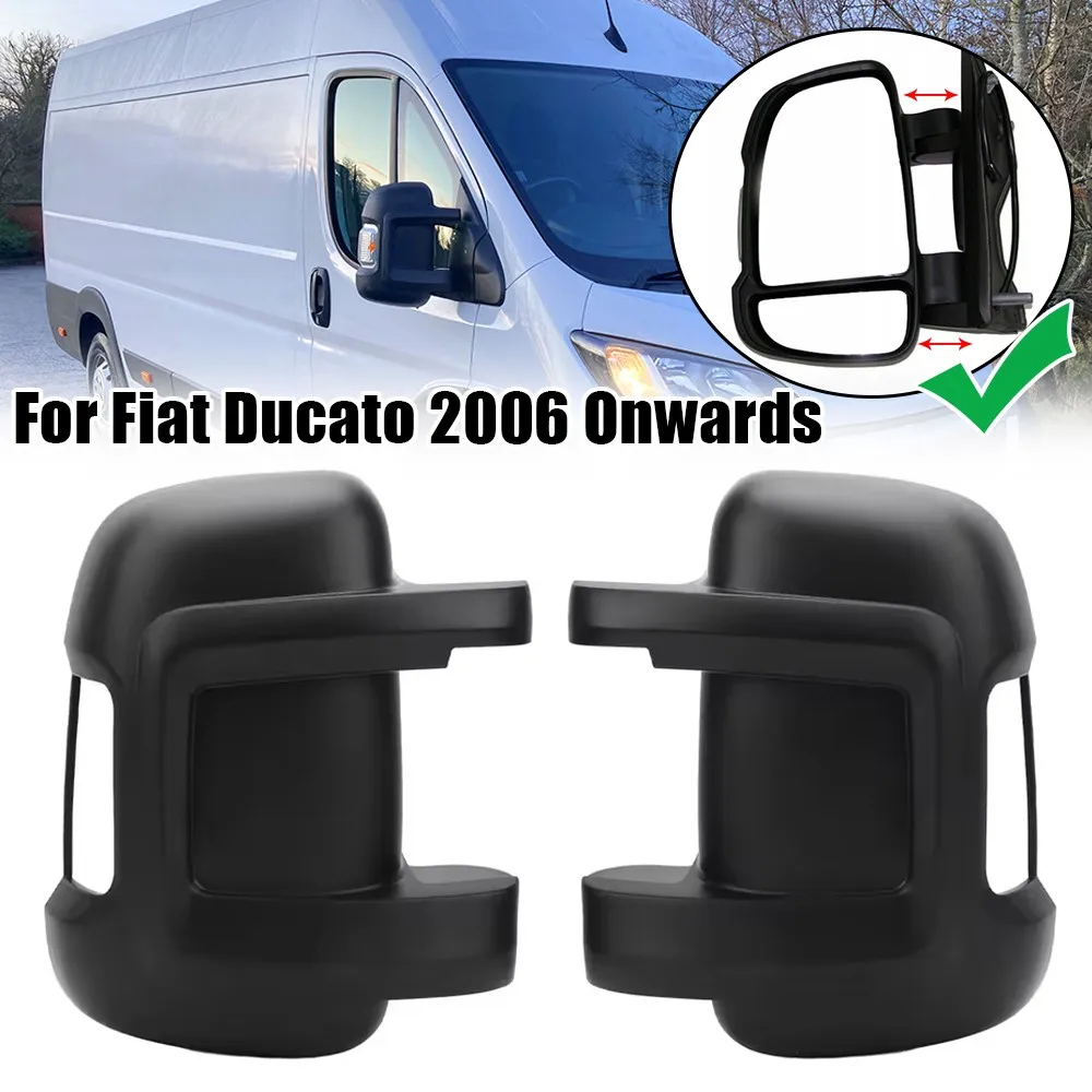 Для Citroen Relay, Jumper, Peugeot Boxer, Fiat Ducato 2006-2024: Защитная накладка/крышка/корпус на боковое зеркало заднего вида (замена)