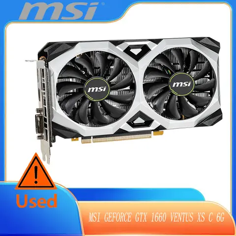 1660 MSI Gaming GeForce GTX  1660 128-Bit HDMI/DP 6GB GDRR5 HDCP Graphic Card