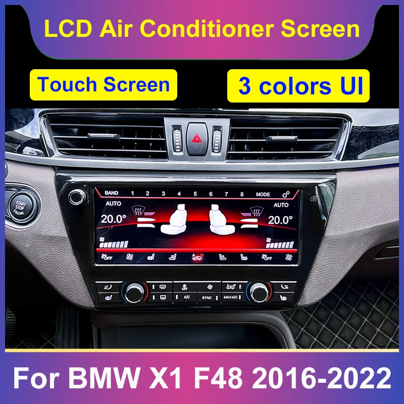 

Air Conditioning Climate Control Screen For BMW X1 F48 2016 2017 2018-2022 AC Panel Touch Board LCD Digital voice control