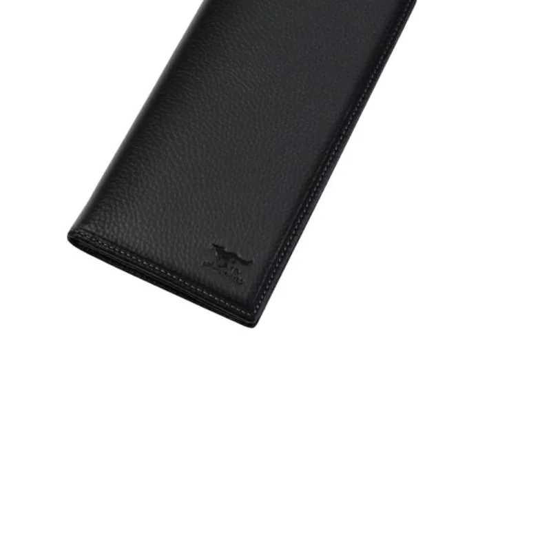 SEPTWOLVES Cow Leather Wallet Men's Black CXD3A1313221-07