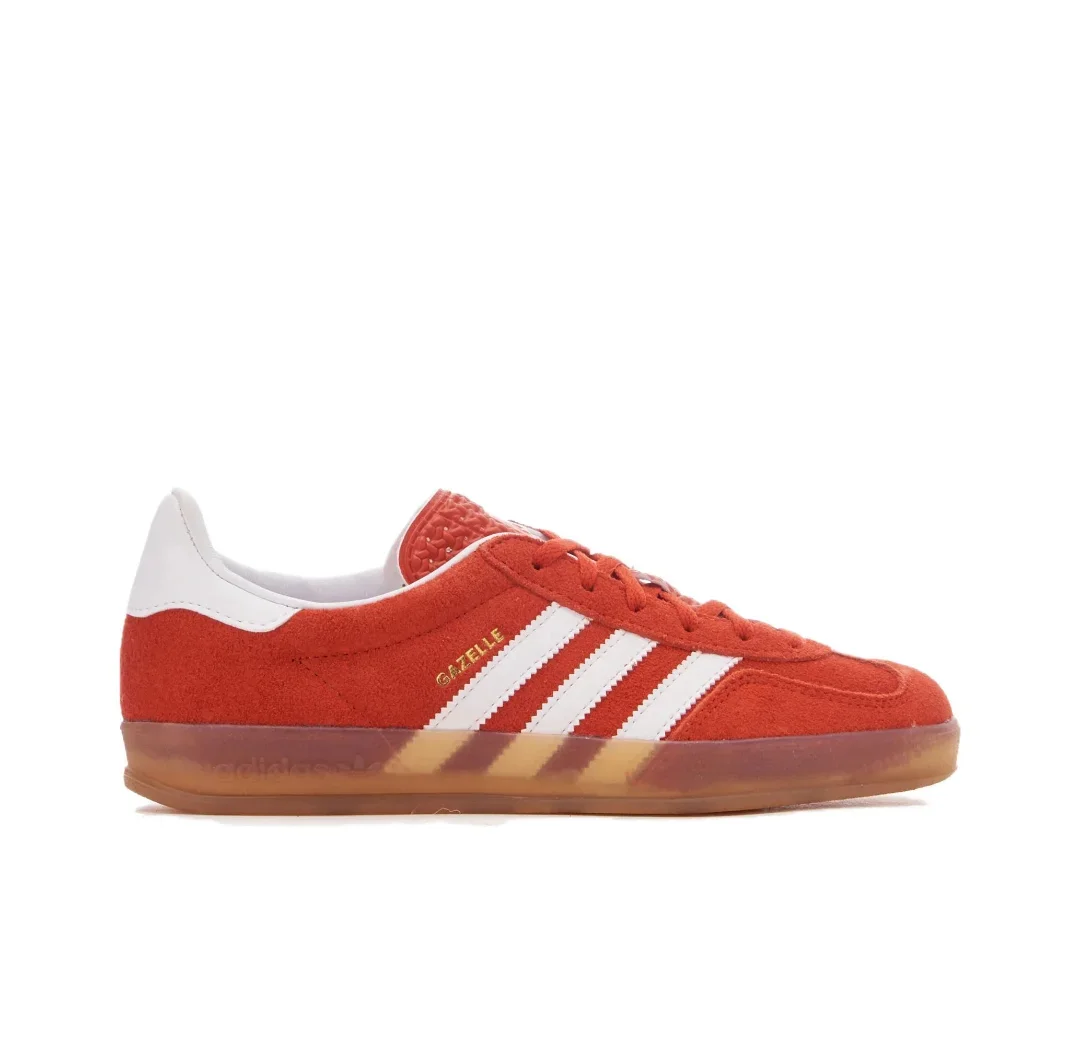 Adidas New Arrival GAZELLE INDOOR LOW Men's and Women's shoes Shamrock  Original Casual Shoes Fashionable and Breathable Shoes