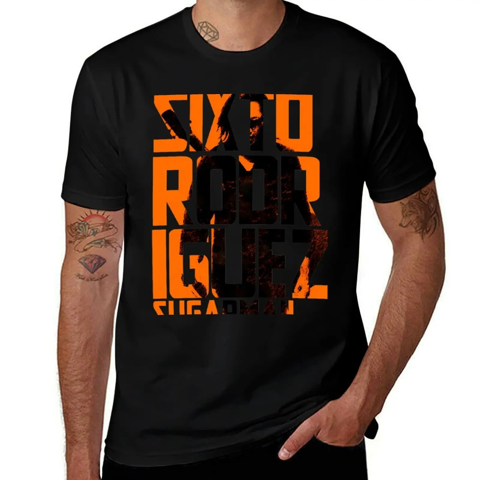 

sixto rodriguez sugarman T-Shirt man t shirt heavy cotton man t shirt summer T-Shirt