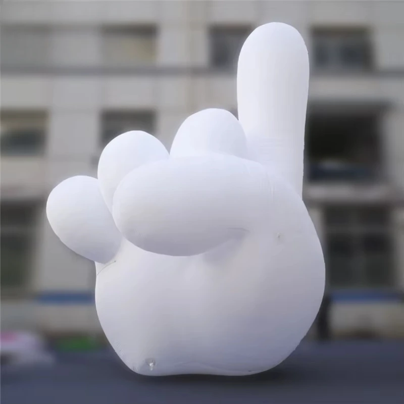 Custom Giant Inflatable Finger Hand/giant Inflatable Hands Sculpture for Art Exhibition