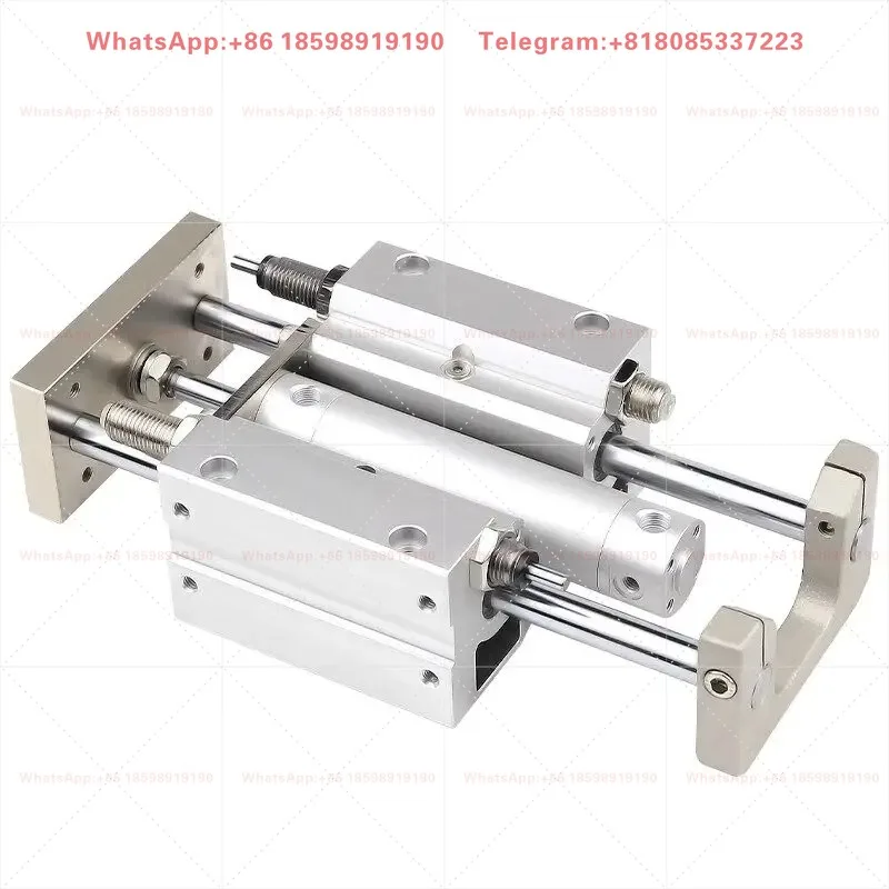 1 piece suitable for  Three axis three bar with guide rod cylinder 20/25/32/40-100/200/300 adjustable stroke