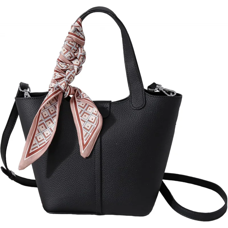 

Genuine Leather Bucket Bags for ,Vegetable Basket Crossbody Women's Shoulder Handbags with Zipper Closed