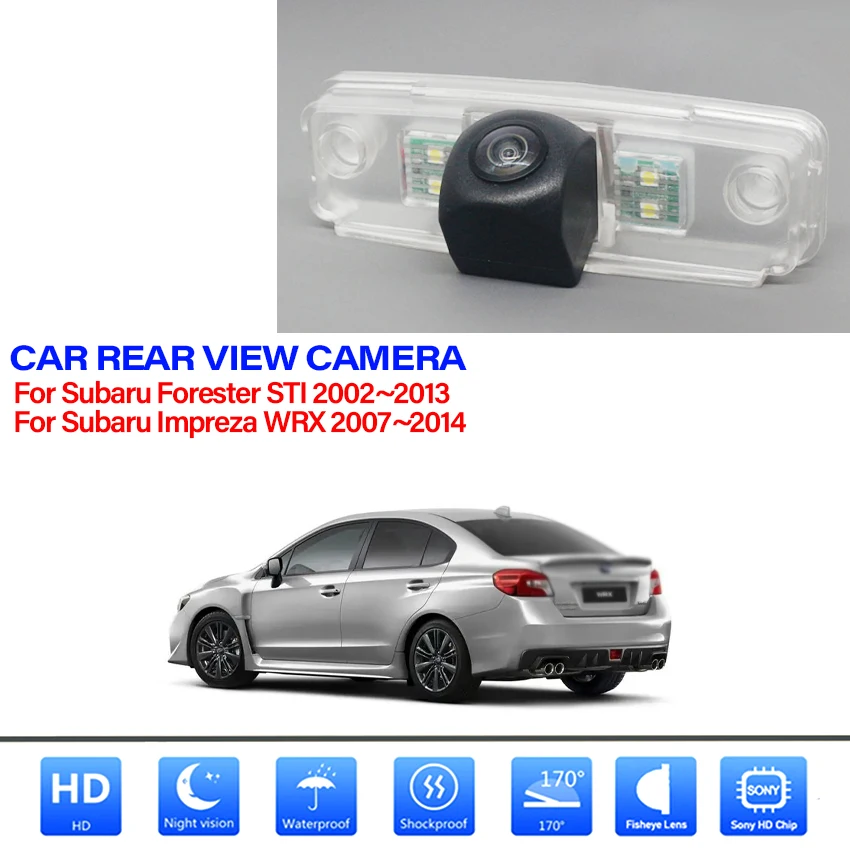 HD CCD Waterproof Fisheye Starlight Car Rear View Camera For Subaru Forester STI 2002~2013 Impreza WRX 2007~2012 2013 2014 Car