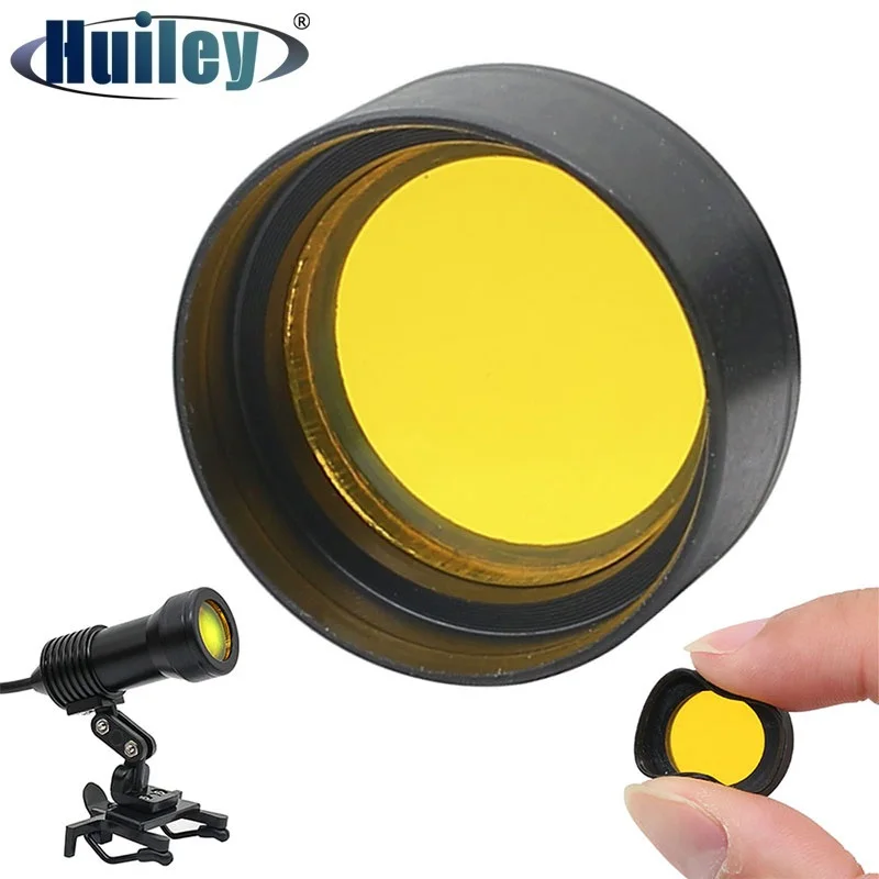 Filter Yellow Colour for LED Headlight Dental Loupe Head Lamp Surgical Magnifier Lab Illumination Optical Accessories