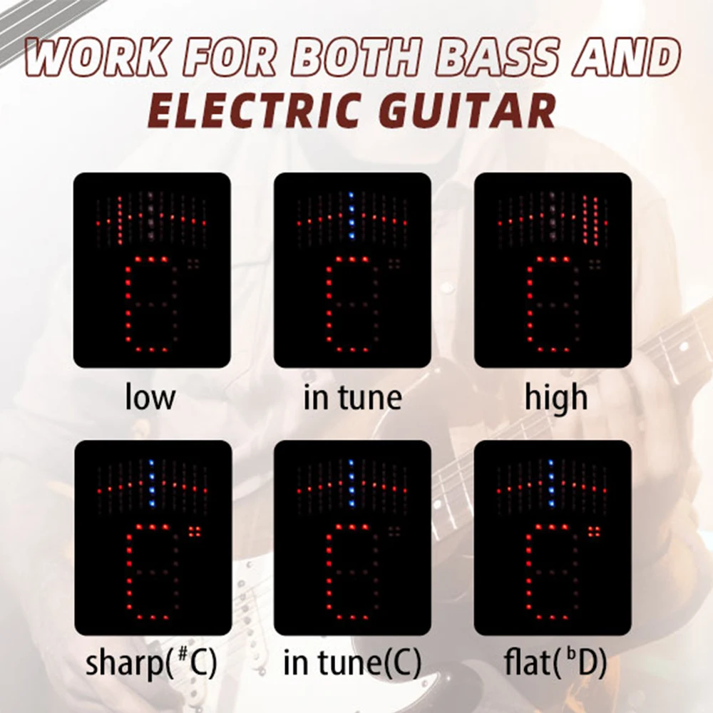 Guitar Effect Pedal Tune JF-19 Buffer Tune High Precision Tuning TRUE BUFFER Mode Buffer Effect Electric Guitar Bass Pedal