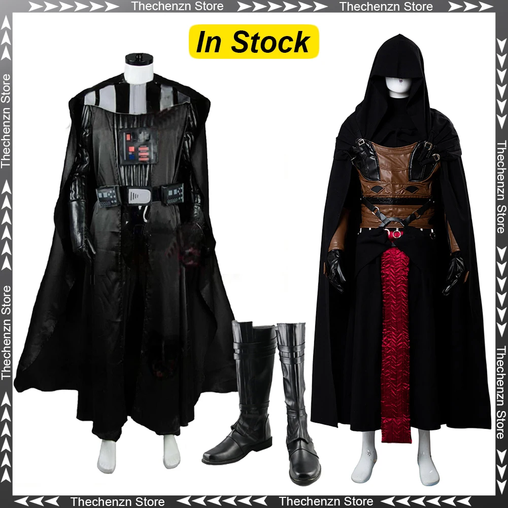 فستان بتصميم حالم ريفان فيدر كوسبلاي للرجال زي معركة الفضاء دارث للرجال ملابس حفلات الهالوين فانتازيا للرجال