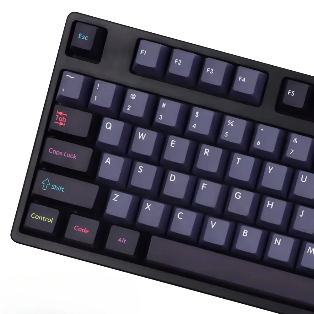 150-Keys Dracula Keycap PBT Original Highly Adaptable GMK68/104 Mechanical Keyboard