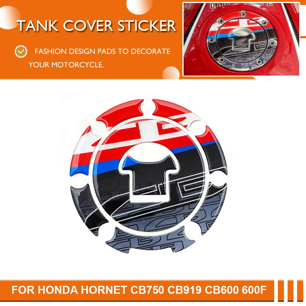Для Honda Hornet CB750 CB919 CB600F мотоциклетный бак, наклейки на крышку для CB 400 600 900 1000 1300, защитные наклейки
