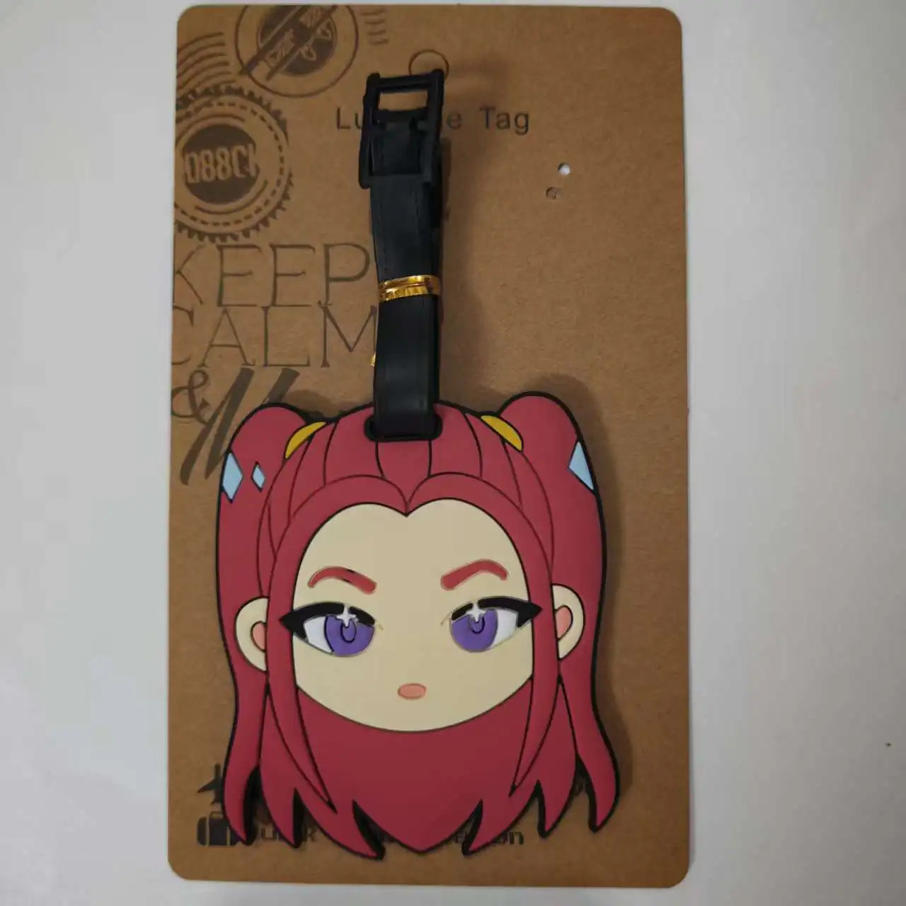 K-POP Tiger ملصق الأمتعة الإبداعي إكسسوارات السفر صندوق الأمتعة حقيبة تسجيل الدخول تحديد لوحة معلقة شماعات #3